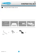 Preview for 1 page of Prorack WHISPBAR S54 Fitting Instructions For Basic Carrier