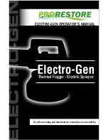 ProRestore ELECTRO-GEN Operator'S Manual preview