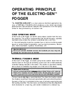 Preview for 4 page of ProRestore ELECTRO-GEN Operator'S Manual