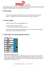 Предварительный просмотр 12 страницы Proroute H685 User Manual