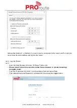Предварительный просмотр 18 страницы Proroute H685 User Manual