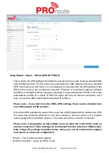Предварительный просмотр 20 страницы Proroute H685 User Manual