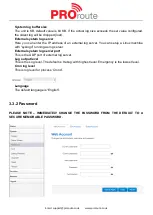 Предварительный просмотр 25 страницы Proroute H685 User Manual