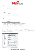 Предварительный просмотр 106 страницы Proroute H685 User Manual