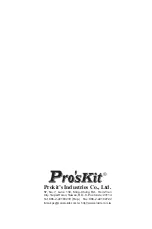 Preview for 20 page of Pro's Kit 303-150NCS Instruction Manual