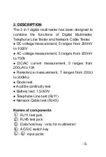 Preview for 7 page of Pro's Kit MT-1610 User Manual