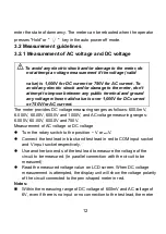 Preview for 13 page of Pro's Kit MT-1707 User Manual