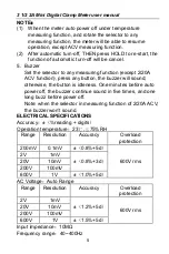 Preview for 6 page of Pro's Kit MT-3102 User Manual