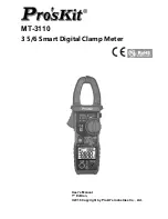 Pro's Kit MT-3110 User Manual preview