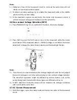 Предварительный просмотр 9 страницы Pro's Kit MT-3110 User Manual