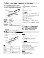 Pro's Kit SI-168U User Manual preview