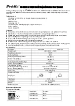 Pro's Kit SS-979B User Manual preview