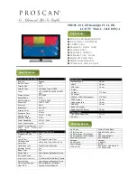 Preview for 2 page of ProScan 24LED45QA Features & Specifications