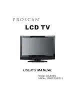 Preview for 1 page of ProScan 32LB45Q User Manual