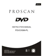 ProScan PDVD1096-PL Instruction Manual preview