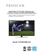 Предварительный просмотр 1 страницы ProScan PLDED5066A Instruction Manual