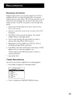 Preview for 33 page of ProScan Plus Silver PSVR85 User Manual