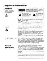 Предварительный просмотр 2 страницы ProScan PS20112 Owner'S Manual