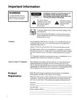 Preview for 4 page of ProScan PS27108 Owner'S Manual