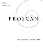 ProScan PS27600 User Manual preview