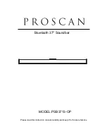 ProScan PSB3713-OP User Manual предпросмотр