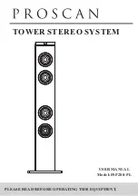 Preview for 1 page of ProScan PSP288-PL User Manual