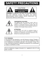 Предварительный просмотр 2 страницы ProScan PSS2115I User Manual