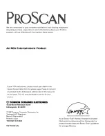 Preview for 72 page of ProScan PSVR70 User Manual