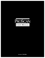 ProScan PSVR83 User Manual preview