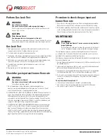 Preview for 4 page of ProSelect PSW12414 Installation Instructions Manual