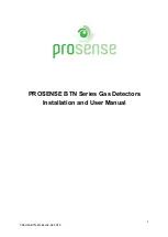 Prosense BTN Series Installation And User Manual preview