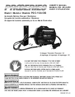 Предварительный просмотр 1 страницы Proseries PSC-15A-OB Owner'S Manual