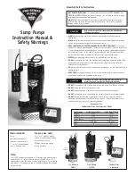 Proseries ST1033 Instruction Manual & Safety Warnings preview