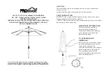 Proshade 1902443 Assembly Instructions предпросмотр