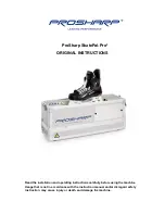 Prosharp SkatePal-Pro Original Instructions Manual предпросмотр