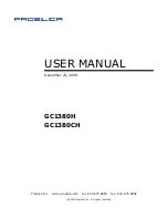 Prosilica GC1380CH User Manual preview