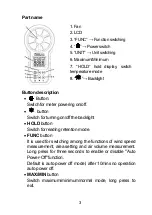 Предварительный просмотр 4 страницы Pros'Kit MT- 4615 User Manual