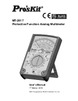 Preview for 1 page of ProsKit mt-2017 User Manual