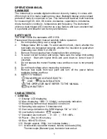 Preview for 2 page of ProsKit MT-5211 User Manual