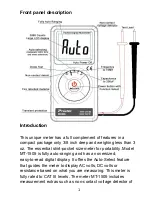 Предварительный просмотр 2 страницы Pro'sKit MT-1505 User Manual