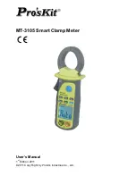 Предварительный просмотр 1 страницы Pro'sKit MT-3105 User Manual