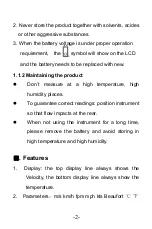 Preview for 3 page of Pro'sKit MT-4015 User Manual