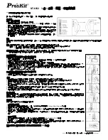 Предварительный просмотр 2 страницы Pro'sKit NT-6352 Operating Instructions