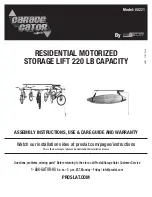 Proslat Garage Gator 68221 Assembly Instructions, Use & Care Manual And Warranty предпросмотр