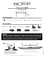 Proslat HEAVY DUTY HOIST Installation Manual preview