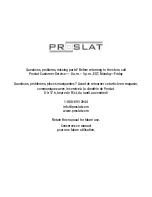 Preview for 14 page of Proslat PROCORE 87772 Use And Care Manual