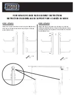 Proslat Storage Elevator Assembly Instructions предпросмотр