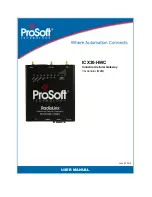 ProSoft Technology ICX30-HWC User Manual preview