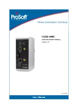 Предварительный просмотр 1 страницы ProSoft Technology ICX35-HWC User Manual