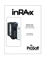 Предварительный просмотр 1 страницы ProSoft Technology inRAx MVI56-CAS User Manual